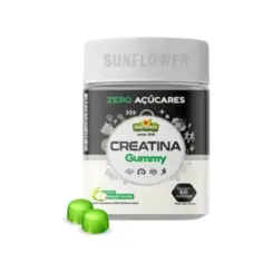 CREATINA GUMMY 60 GOMAS SABOR MACA VERDE SUNFLOWER