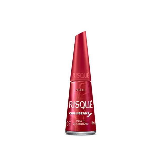 ESMALTE METALICO RISQUE CHILLI BEANS PARA TE VER MELHOR 8ML