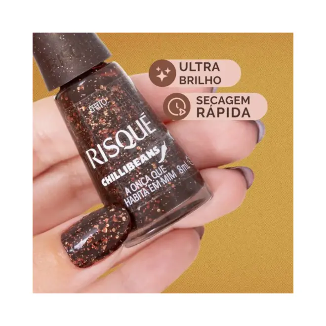 ESMALTE CREM RISQUE CHILLI BEANS ONCA QUE HABITA EM MIM 8M