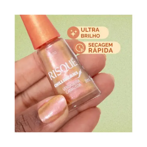 ESMALTE CREM RISQUE CHILLI BEANS VERDADEIRA CAMALEOA 8M