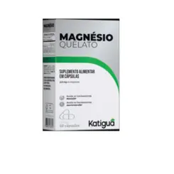 MAGNESIO QUELATO 210MG+TRIP+MELAT 60CAPS KATIGUA