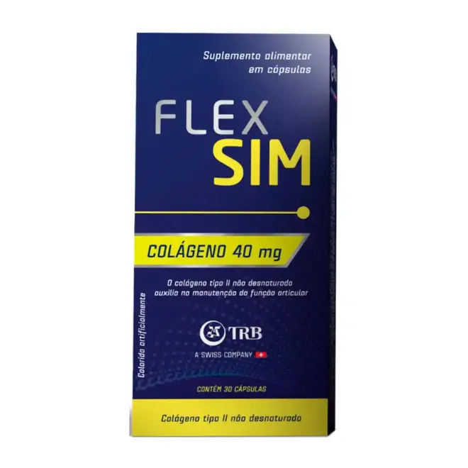 Suplemento Alimentar Colágeno Flexsim 30 cápsulas