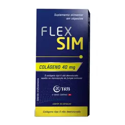 Suplemento Alimentar Colágeno Flexsim 30 cápsulas