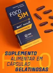 Suplemento Alimentar Focosim Concentração 30 cápsulas