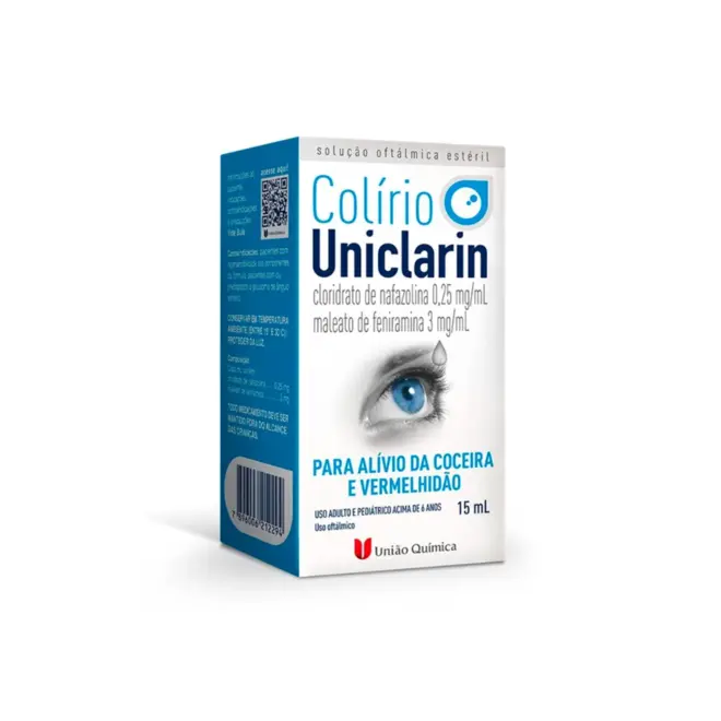 UNICLARIN COLIRIO 15ML UNIAO QUIMICA