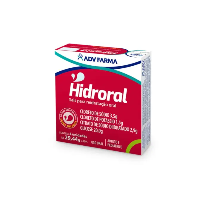 HIDRORAL 4ENV SABOR MELANCIA  ADV FARMA