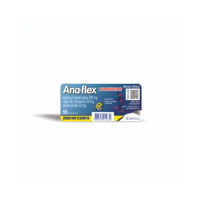 ANA-FLEX 35+300+50MG COM 10 COMPRIMIDOS