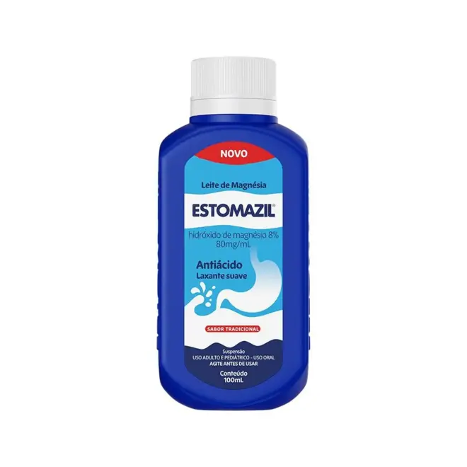 ESTOMAZIL LEITE MAGNESIA 80MG SUSP 100ML