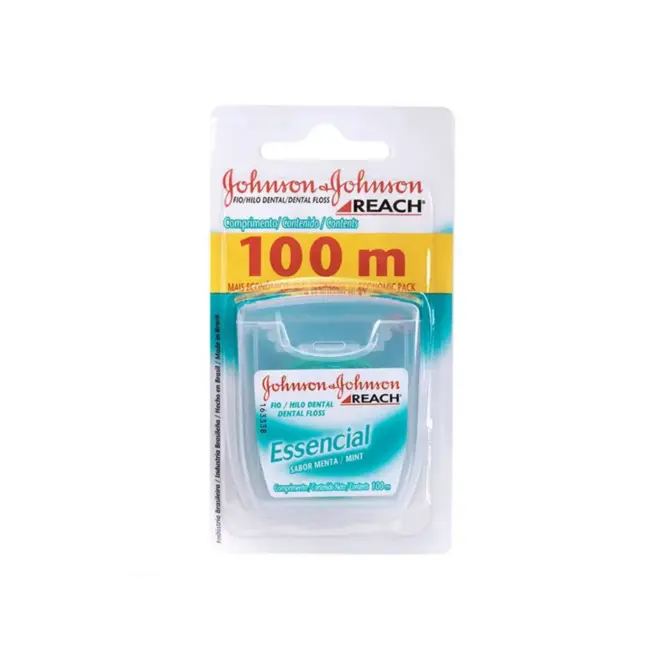 FIO DENTAL ESSENCIAL REACH MENTA 100M J&J