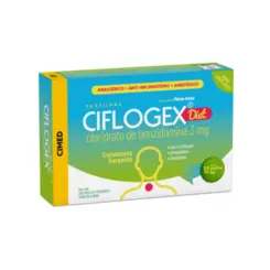 CIFLOGEX DIET MENTA-LIMÃO 12 PASTILHAS