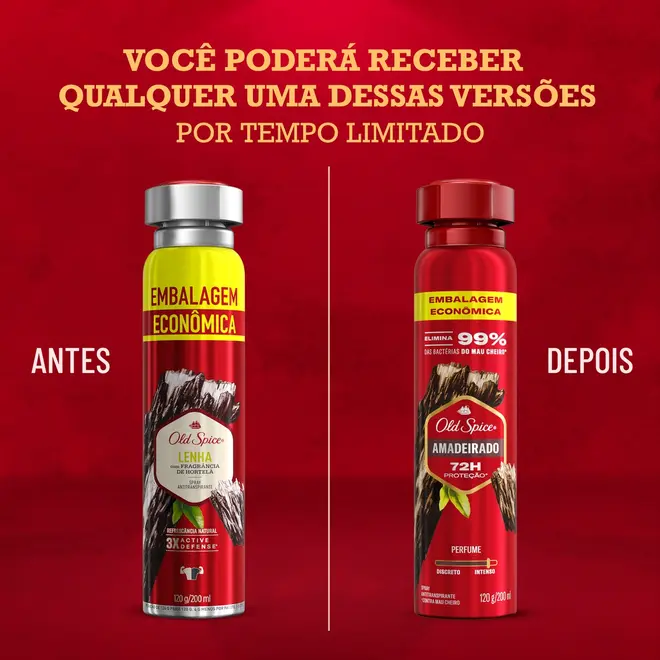 DESODORANTE AERO OLD SPICE AMADEIRADO 200ML