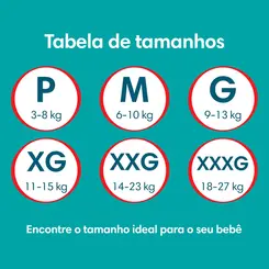 FRALDA PAMPERS PANTS AJUSTE TOTAL XG 32 UNIDADES