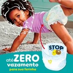 FRALDA PAMPERS PANTS AJUSTE TOTAL XG 32 UNIDADES