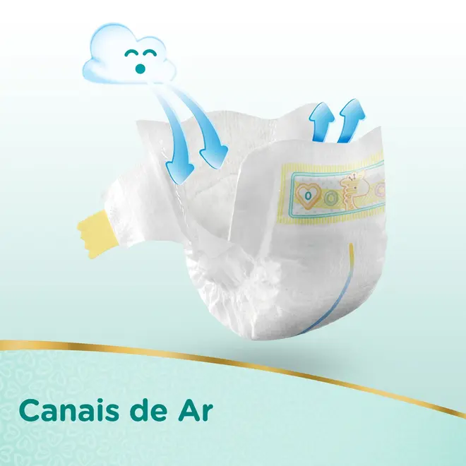 FRALDA PAMPERS PREMIUM CARE RN 36 UNIDADES