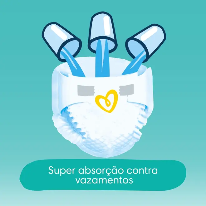 FRALDA PAMPERS SUPERSEC MEGA P 42 UNIDADES
