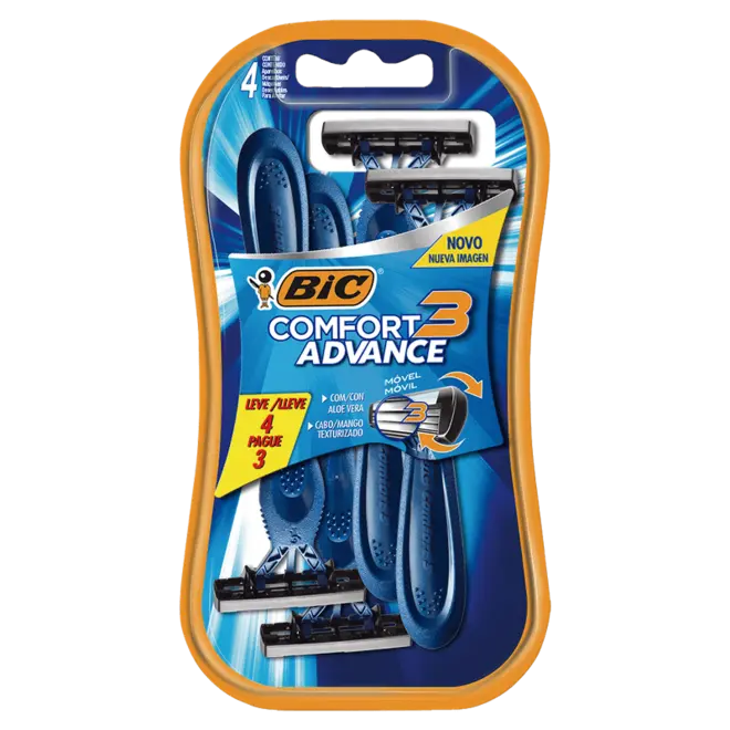 APARELHO BARBEAR BIC COMFORT 3 PELE NORMAL LEVE 4 PAGUE 3