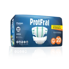 FRALDA GERIÁTRICA PROTFRAL PREMIUM NOTURNA G 20 UNIDADES