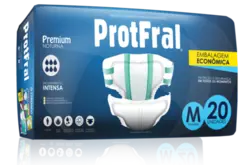 FRALDA GERIÁTRICA PROTFRAL PREMIUM NOTURNA M 20 UNIDADES