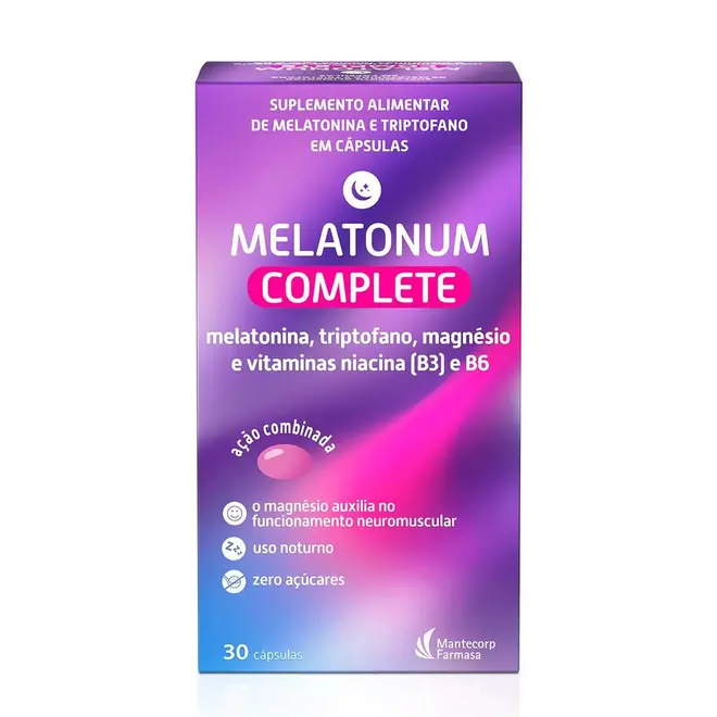 MELATONUM COMPLETE 30CAPS HYPERA