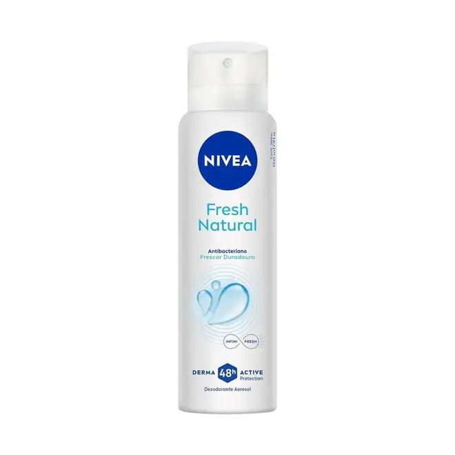 Desodorante Aerosol Nivea Fresh Natural Feminino Sem Alumínio 48h 150ml