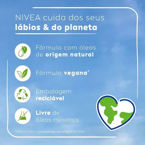 Hidratante Labial Nivea Cereja Shine 4,8g