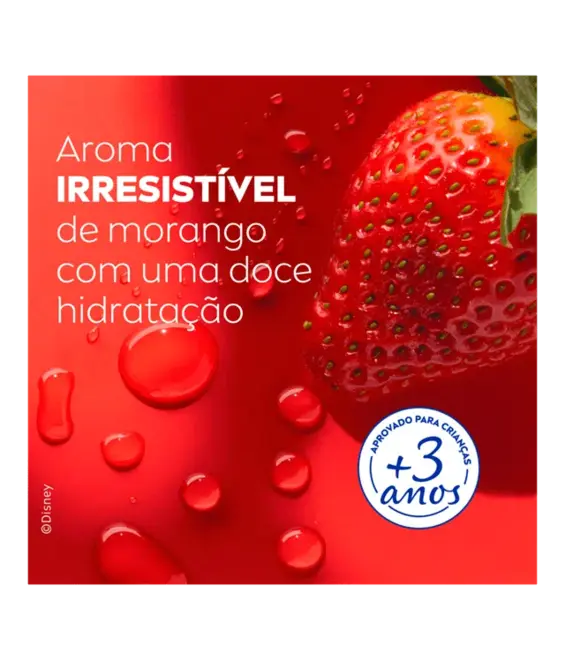 Hidratante Labial Nivea Disney Princesa Rapunzel Morango Silvestre 4,8g