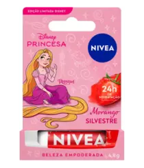 Hidratante Labial Nivea Disney Princesa Rapunzel Morango Silvestre 4,8g