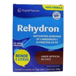 Rehydron 4 sachês sabor coco com 26g