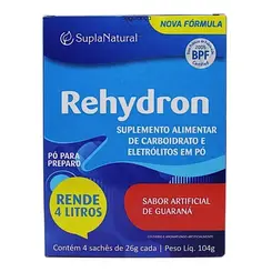 Rehydron Sabor Guaraná 4 sachês com 26g