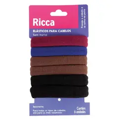 Elástico para Cabelos Grosso Winter 6un Ricca
