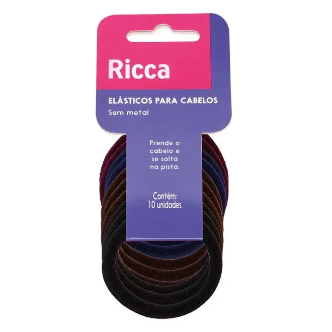 Elástico de Cabelo Médio 10un Winter Ricca