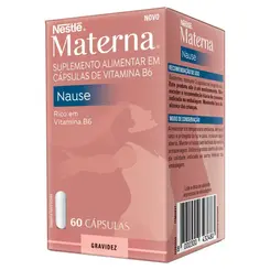 Vitamina B6 Materna Nause Nestlé para Gestantes 60 Cápsulas