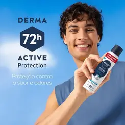 Desodorante Antitranspirante Aerossol Nivea Men Derma Control Defende 72h 200ml