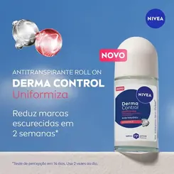 Desodorante Antitranspirante Roll-On Nivea Derma Control Uniformiza Feminino 72h 50ml