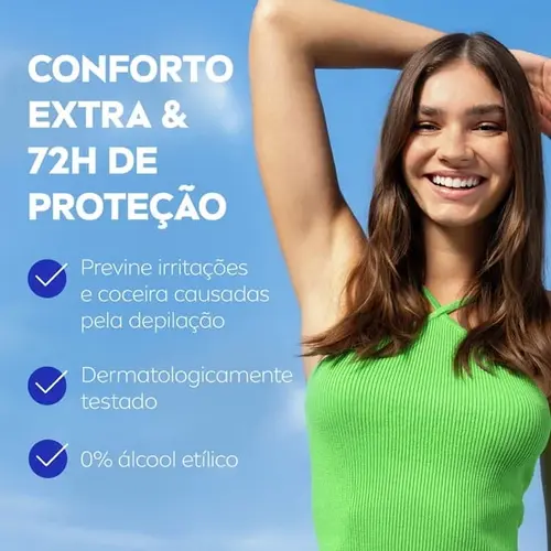 Desodorante Antitranspirante Aerossol Nivea Derma Control Defende 72h 200ml