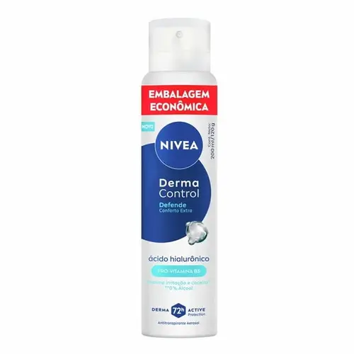 Desodorante Antitranspirante Aerossol Nivea Derma Control Defende 72h 200ml