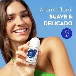 Desodorante Antitranspirante Roll-On Nivea Derma Control Defende Feminino 72h 50ml