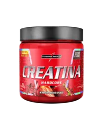 Creatina 350g Hardcore Sabor Morango