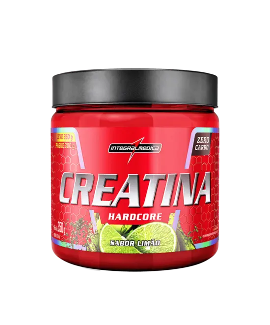 Creatina 350g Hardcore Sabor Limão