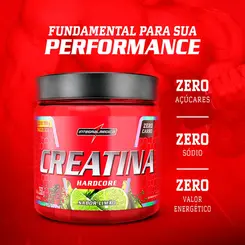 Creatina 350g Hardcore Sabor Limão