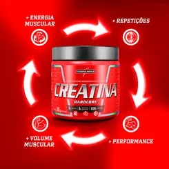 Creatina 100% Pura Hardcore Integralmedica 300g