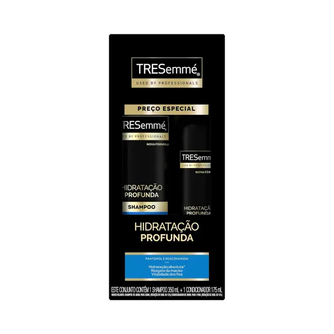 KIT TRESEMME HIDRATACAO PROFUNDA SHAMPO 350ML+COND 175ML