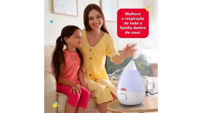 UMIDIFICADOR ULTRASSONICO BRANCO FISHER PRICE