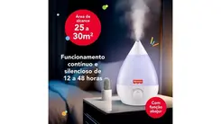 UMIDIFICADOR ULTRASSONICO BRANCO FISHER PRICE
