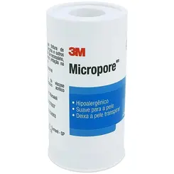 FITA MICROPORE HIP BRANCO 100MMX10MT C/CARRETEL 1530 3M