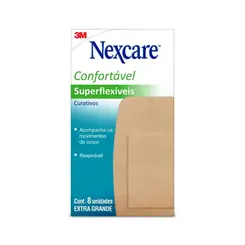 CURATIVO NEXCARE  SUPERFLEXIVEL JOELHOS E COTOVELOS  8UN