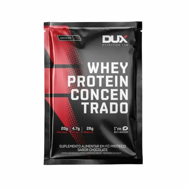 WHEY PROTEIN CONCENTRADO SACHE 27G CHOCOLATE DUX NUTRITION