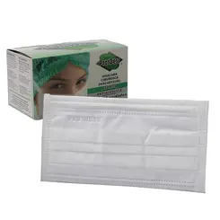 MASCARA TRIPLA PROT BACTERIANA C/ 50UN COR BRANCA