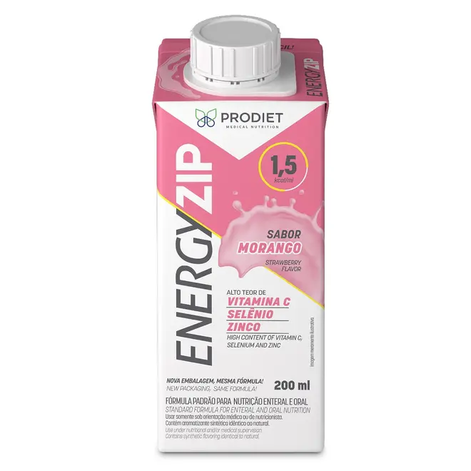 ENERGYZIP SABOR MORANGO 200ML