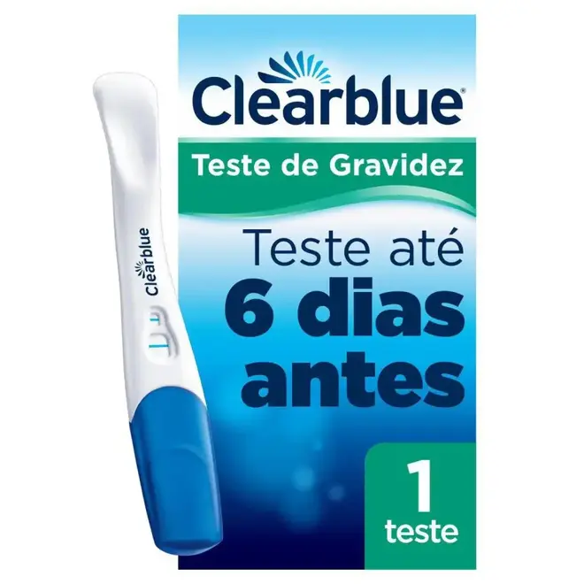 CLEARBLUE TESTE DE GRAVIDEZ ATE 6 DIAS ANTES
